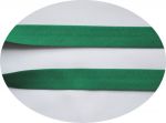 Lamówka bawełniana zaprasowana 18mm - Zielona